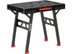 Стол рабочий раскладной YATO, 85x61x79 см, макс. нагруз.- 650 кг из металла и пластика (YT-08953)