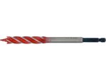 Сверло по дереву 12х165 мм YATO YT-44681, 4 кромки, HEX 1/4" YT-44681