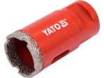Сверло по керамике и гресу в сух. и мокрый YATO: Ø=30мм с алмазом кромкой к шлифмашинам. креплений-М14 (YT-60445) YT-60445