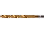 Сверло по металлу HSS-TiN 8,5 мм HEX 1/4" YATO YT-44769, длина 117 мм