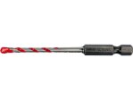 Сверло универсальное твердосплавное 4х85 мм HEX 1/4" YATO YT-44781