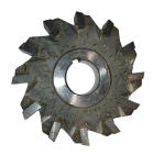 Фреза дисковая трехсторонняя ф 125х20х32 мм прямой зуб z=12 с нап. т/с пласт. ВК8