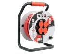 Удлинитель на катушке 30 м YATO YT-8106, 4 розетки, 3G2,5, IP44 YT-8106