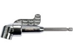 Угловой адаптер для шуруповерта STHOR 65840, 130 мм, 1/4", реверс