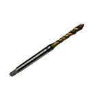 Метчик дюймовый UNC №6 32 ниток на дюйм Р6М5К5 (HSS-E) с винтовой канавкой для глухих отверстий N360TN-3 с покрытием TiN 195998 DC Swiss