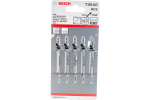 Полотно пильное для лобзика Bosch по дереву Т101АO из 5 шт.