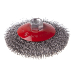 Щетка конусная 100 мм, для УШМ, М14 (витая проволока) BT-5100 INTERTOOL