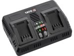 Зарядное устройство двойное интеллектуальное 18 В 4,5 А YATO YT-828501